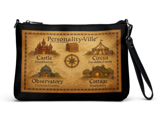 PV Map (Two sides) Crossbody Bag Unisex