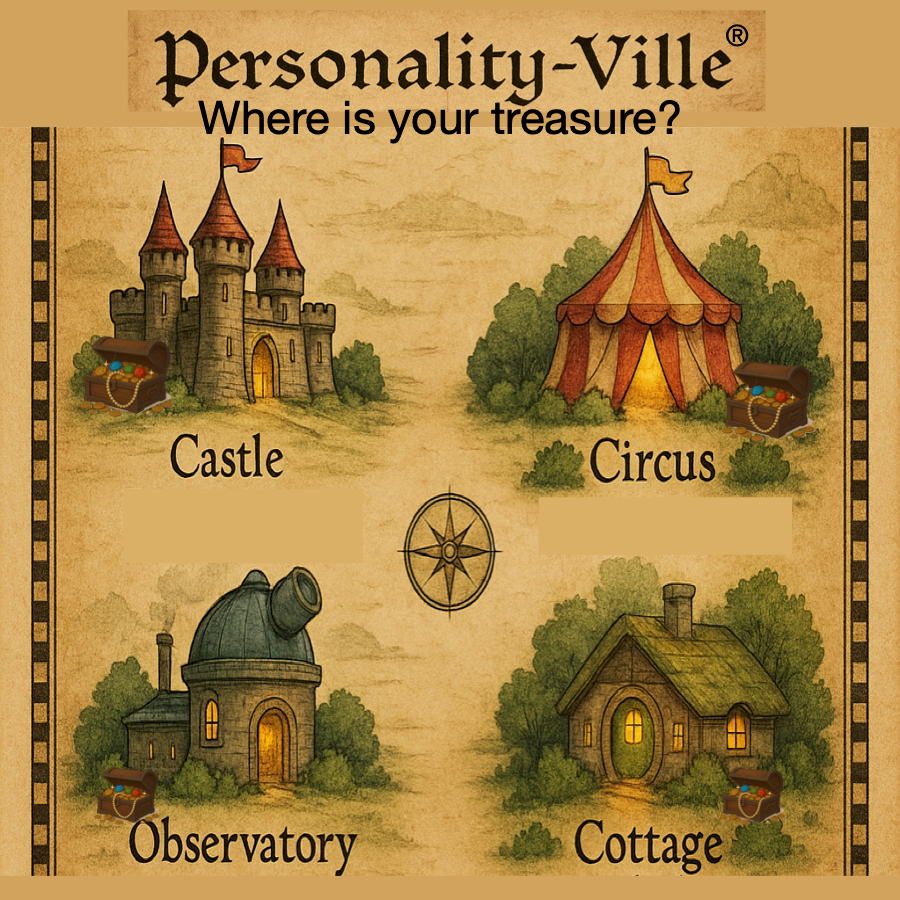Tote of Personality-Ville Map & Your Kingdom! ($34) Two-Sided