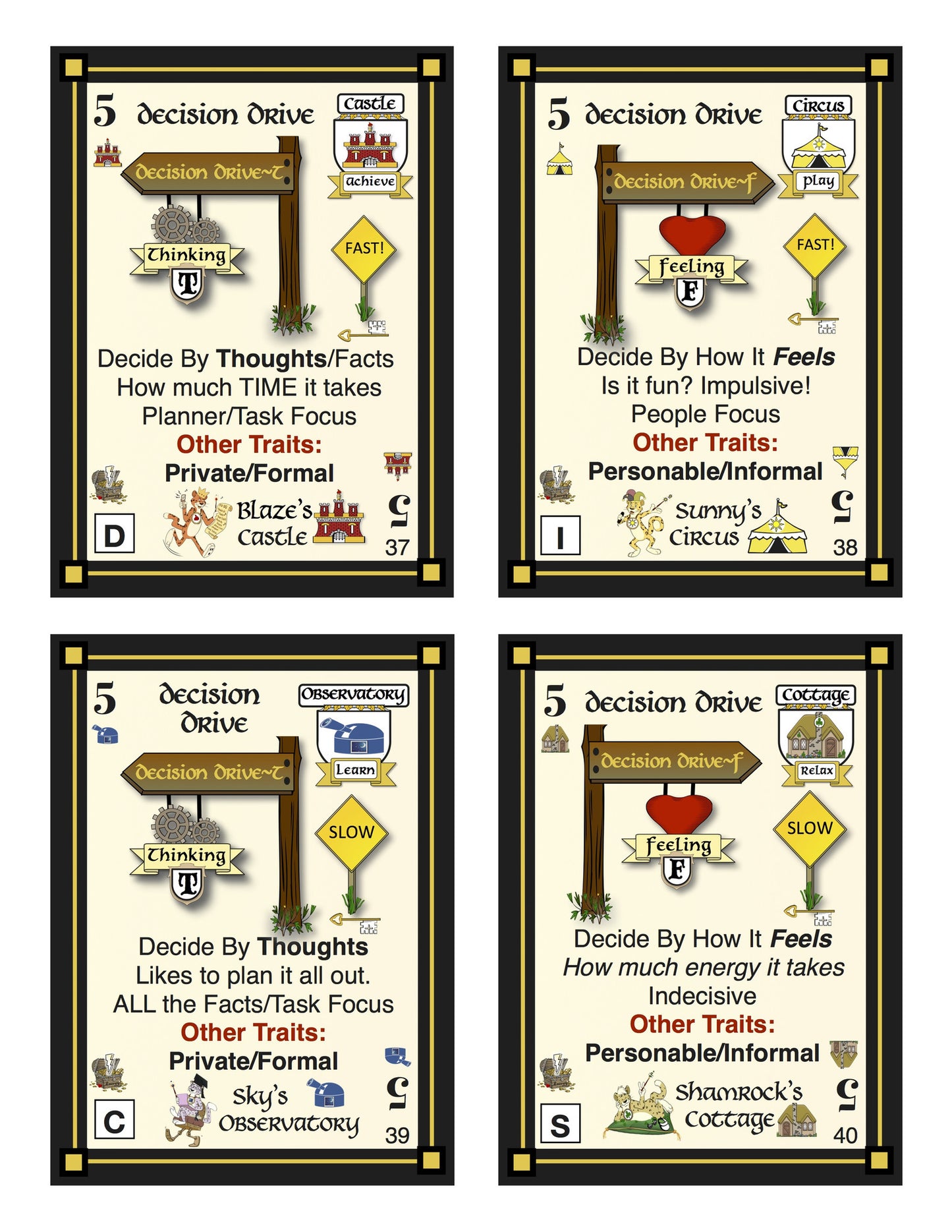 Personality-Ville Quiz-Game Deluxe Bundle (Book 1, 2 & Cards)