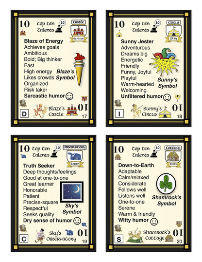 Personality-Ville Quiz-Game Deluxe Bundle (Book 1, 2 & Cards)