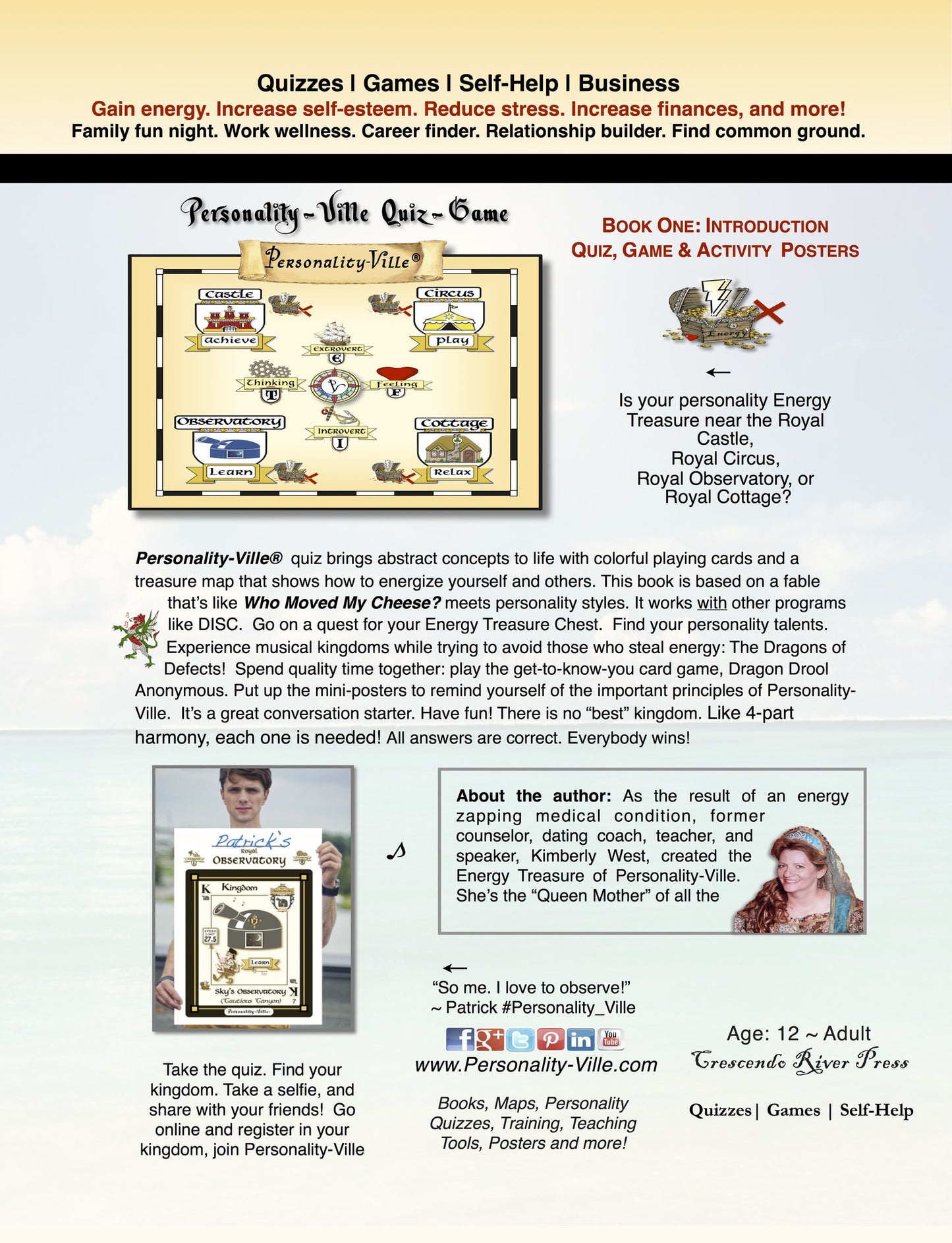 PDF Download of Book ONE: Personality-Ville Quiz-Game Activity