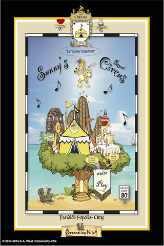 Poster Print of The Royal Circus 12" x 18"