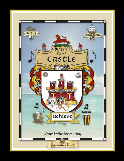 Super-Size Coat-of-Arms Vinyl Banners (Personality-Ville Kingdoms)