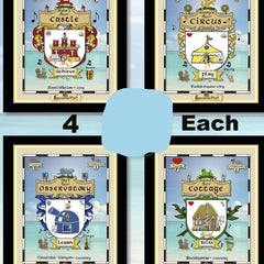 Super-Size Coat-of-Arms Vinyl Banners (Personality-Ville Kingdoms)