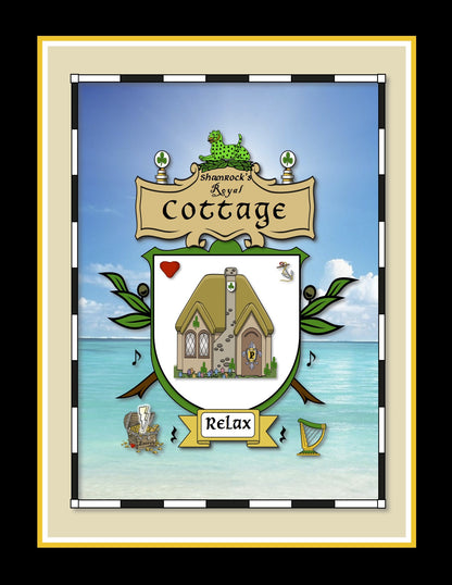 4 Coat-of-Arms Posters (All Personality-Ville Kingdoms)