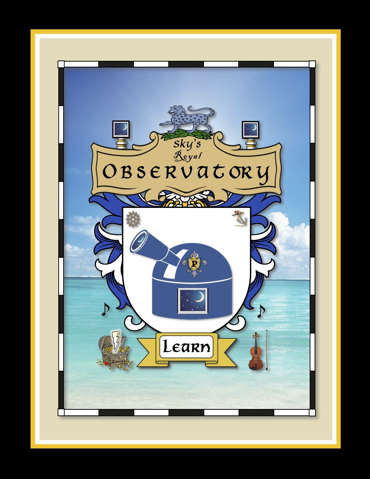 4 Coat-of-Arms Posters (All Personality-Ville Kingdoms)