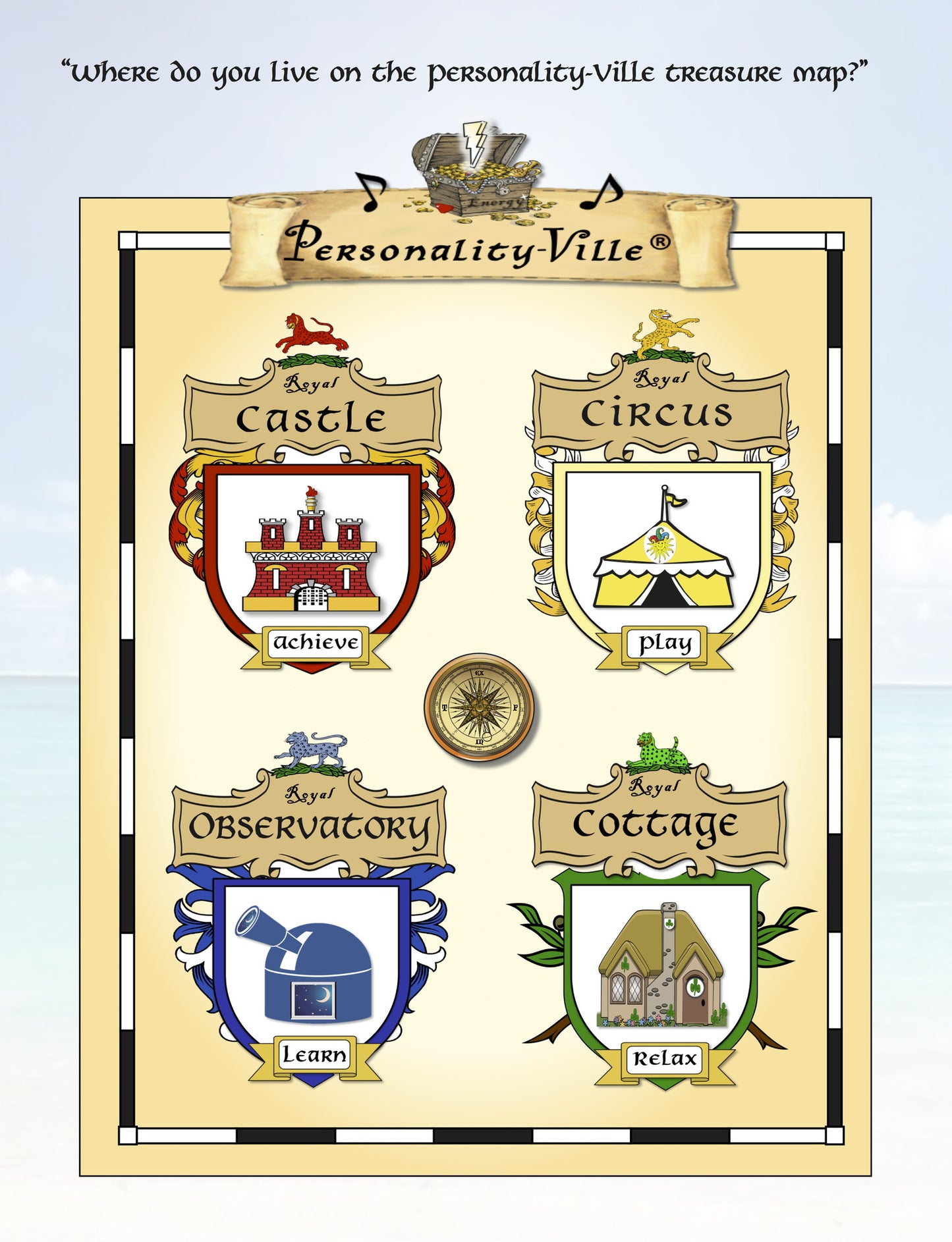 Map: Personal Size (5" x 7") Travel