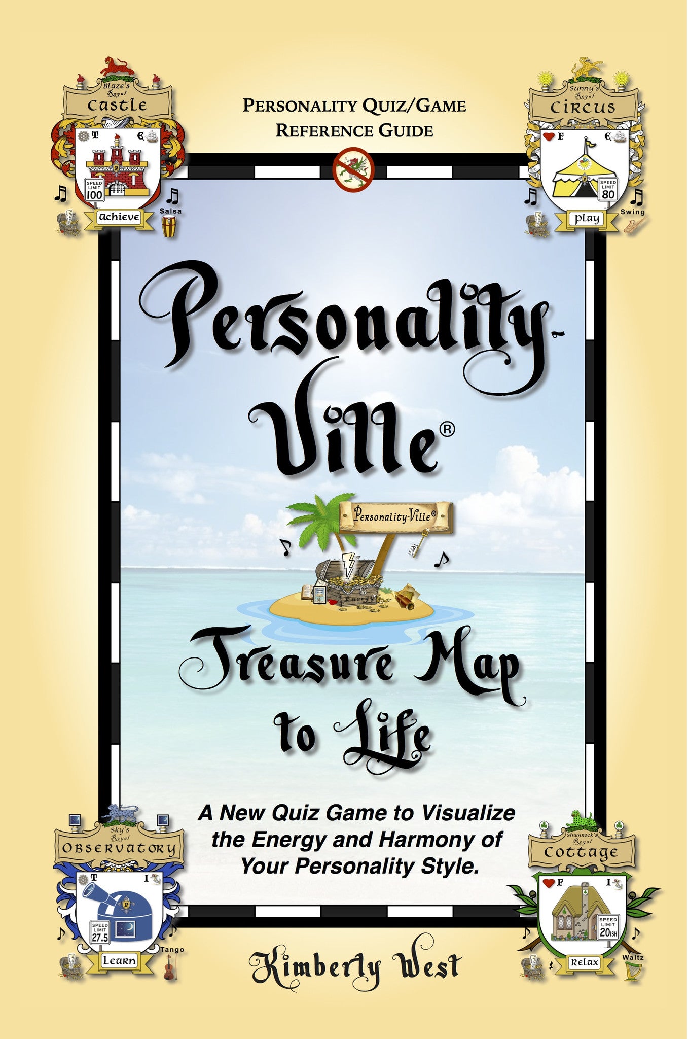 GROUP Personality-Ville's Treasure Map to Life Quiz Mats