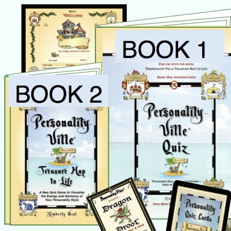Personality-Ville Quiz-Game Deluxe Bundle (Book 1, 2 & Cards)