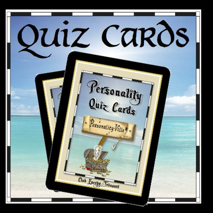 Personality-Ville Quiz-Game Deluxe Bundle (Book 1, 2 & Cards)
